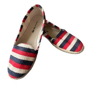 American Eagle Slip On Shoes Red White & Blue Like New Condition Women’s Size 9